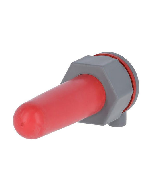 Ventil kalvbar med röd napp i gummi